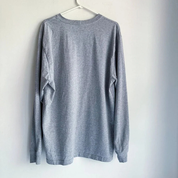 Carhartt Grey Long Sleeve Classic T Shirt Loose Fit M - Picture 5 of 7